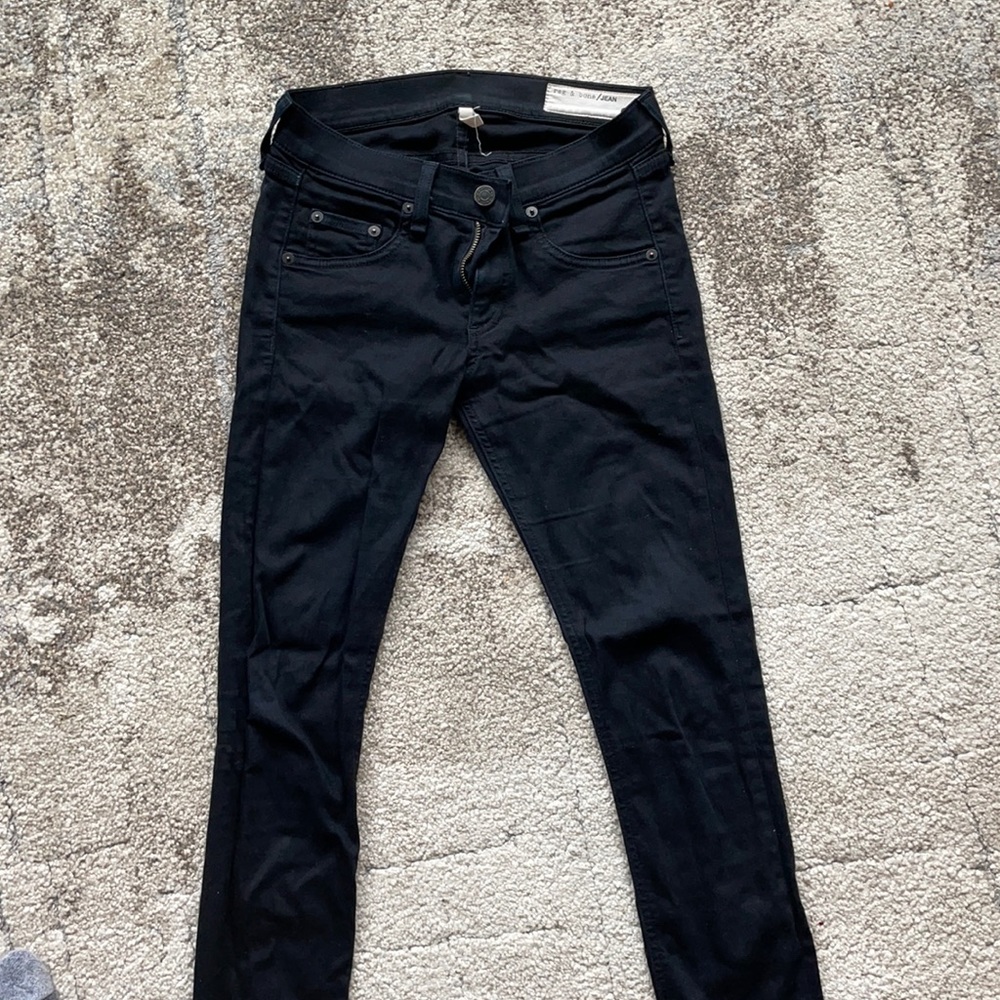 rag & bone Black Skinny Jeans